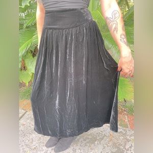 Black Velvet Jessica McClintock Skirt